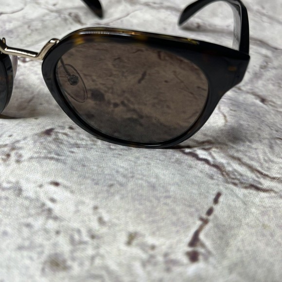 Prada Tortoise Brown Sunglasses  Round main image 4
